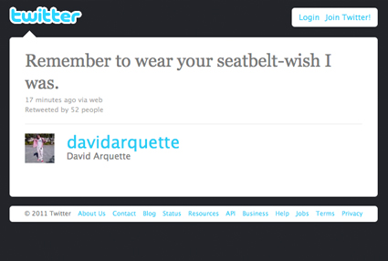 David Arquette, Twitter David Arquette, Twitter